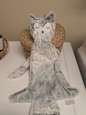 Slumberkins Silver Gray Fox Snuggler